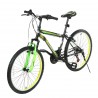 Bicicleta pentru copii VISION - TIGER 24”, 21 viteze - Negru cu galben
