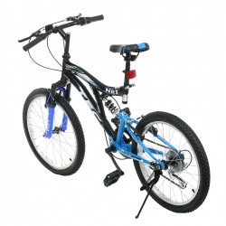 Bicicleta pentru copii TEC - CRAZY 20”, 7 viteze, neagra si albastra TEC 35718 4