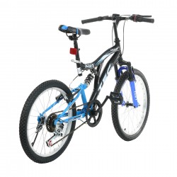 Bicicleta pentru copii TEC - CRAZY 20”, 7 viteze, neagra si albastra TEC 35720 6