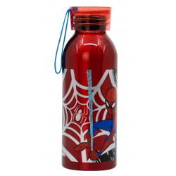Aluminum bottle with silicone handle SPIDERMAN, 510 ml. Stor 35931 