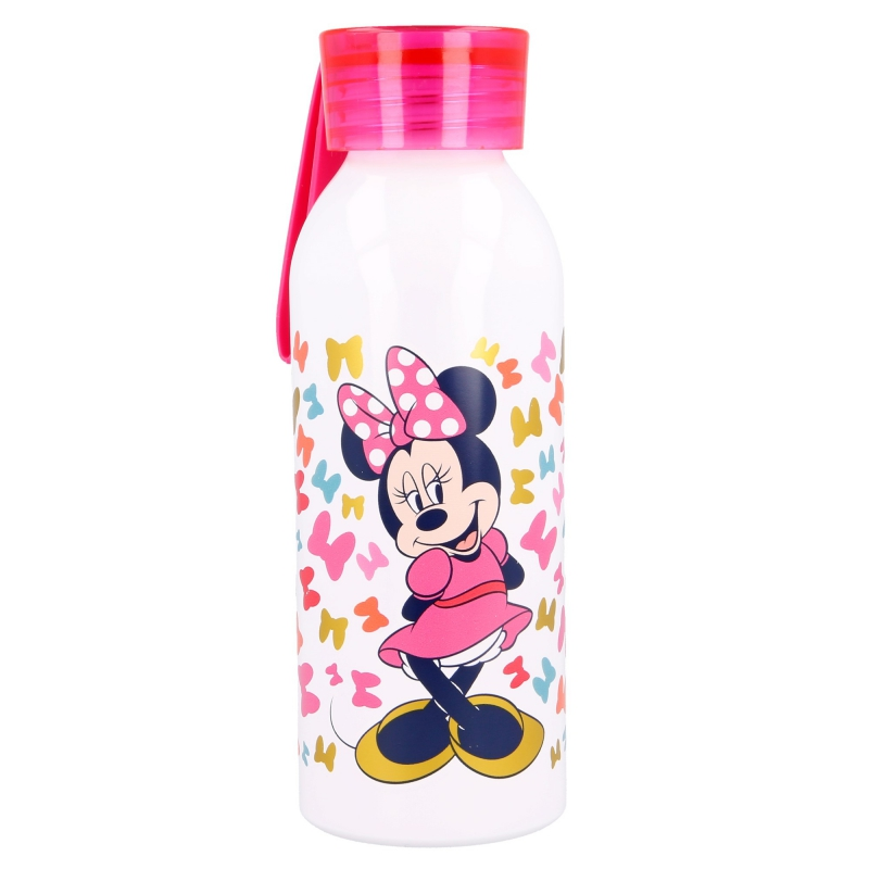 Aluminum bottle with silicone handle MINNIE, 510 ml Stor