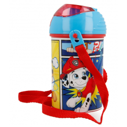 Flacon pentru copii cu capac de protectie PAW PATROL, 450 ml. Stor 35966 