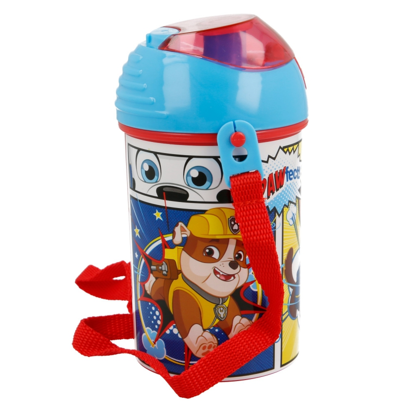 Bottle for children with protective cap PAW PATROL, 450 ml. Stor