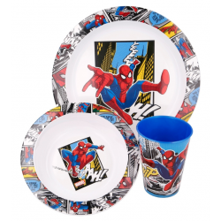 SPIDERMAN children's feeding set of 3 parts for microwave Stor 35981 
