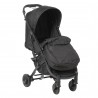 Sandra summer stroller with foot cover - Black