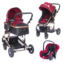 Baby stroller 3 in 1 Fontana and car seat ZIZITO 36128 