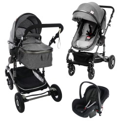 Baby stroller 3 in 1 Fontana and car seat ZIZITO 36130 