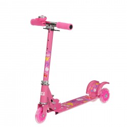 Faltbarer Scooter BUNNY - Rosa