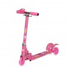 Преклопен детски скутер BUNNY - Розева