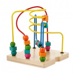 Wooden didactic cube with activities WOODEN 36717 5