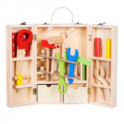 Holzspielzeugset - Werkzeugkoffer für Kinder WOODEN 36728 