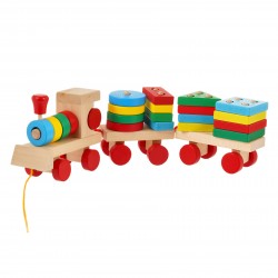 Wooden train - sorter, small WOODEN 36733 3