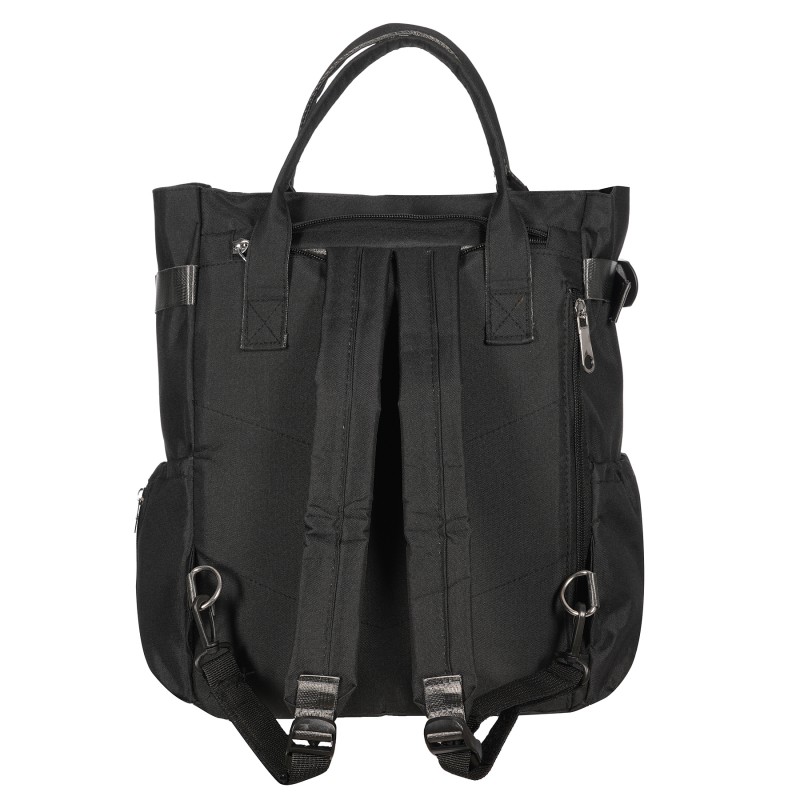 Τσάντα καροτσιού ZIZITO / σακίδιο πλάτης, μαύρο ZIZITO