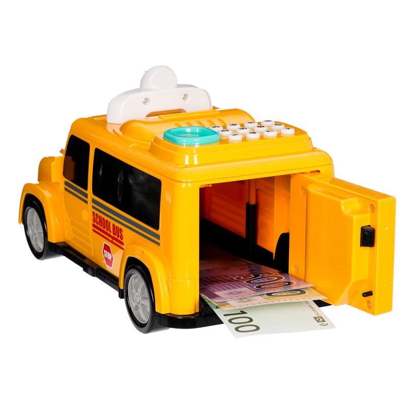 Safemoney - caseta electronica de bani, seif - autobuz scolar SKY