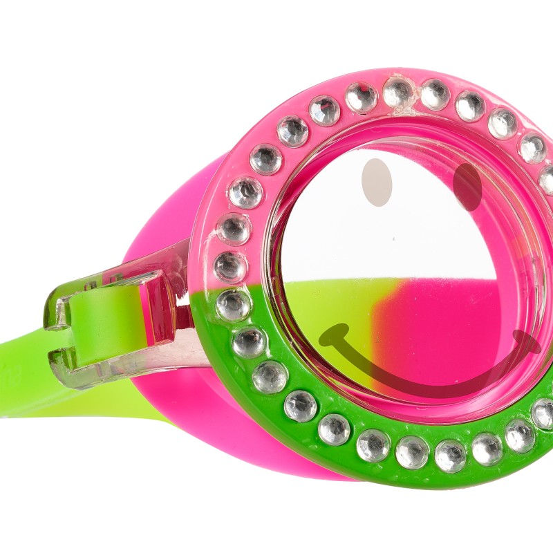 Children swimming goggles with a smile and beads SKY