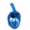 Mască de snorkeling completă pentru copii, mărimea XS, portocaliu - Albastru