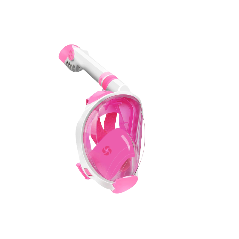 Masca de snorkeling pentru copii, marimea XS, albastra - Roz