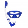 Set of diving mask and snorkel for children in a box - Blue