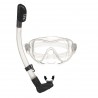 Set of diving mask and snorkel for children in a box - Transparent