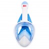 Full - face snorkeling mask, size L -XL - White with blue