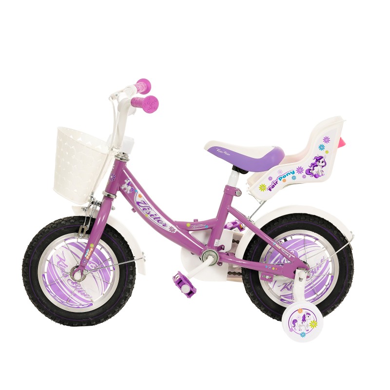 Kinderfahrrad PONY 12", PONY, 12", Farbe: Lila Venera Bike