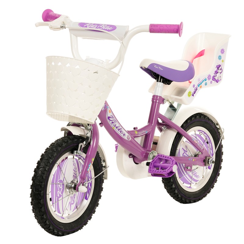 Bicicleta pentru copii PONY 12", PONY, 12", culoare: Violet Venera Bike