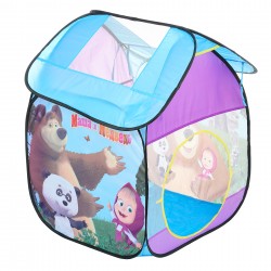 Children's tent with a roof for playing Masha and the Bear with 100 pcs. balls ITTL 38412 3