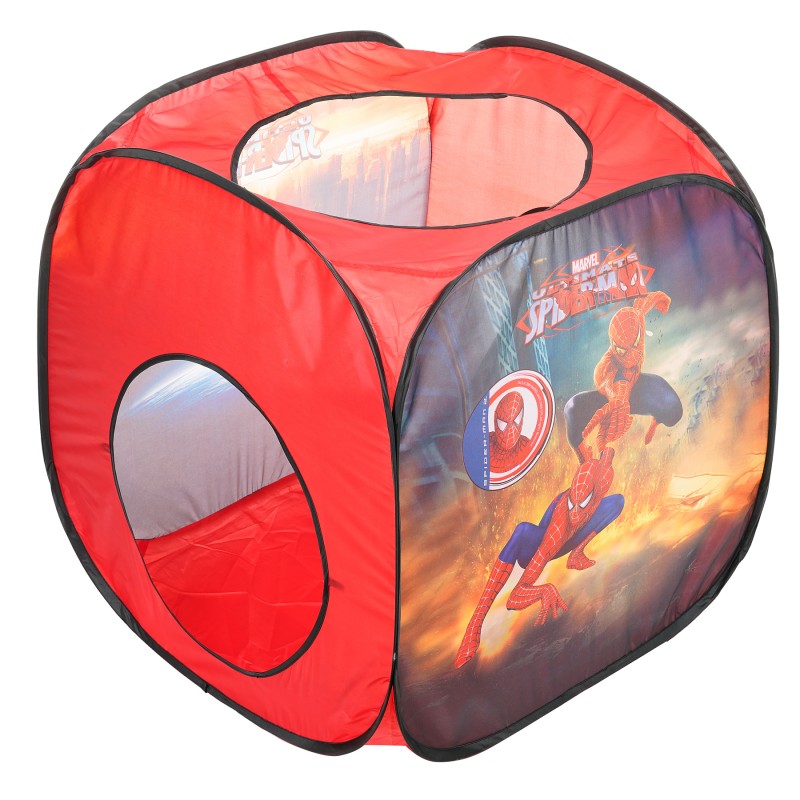 Cort pentru copii cu acoperiș de joacă - Spiderman cu geantă ITTL