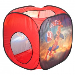 Cort pentru copii cu acoperiș de joacă - Spiderman cu geantă ITTL 38424 4