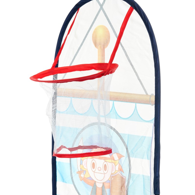 Children's play tent - Pirate ship with basketball hoop ITTL