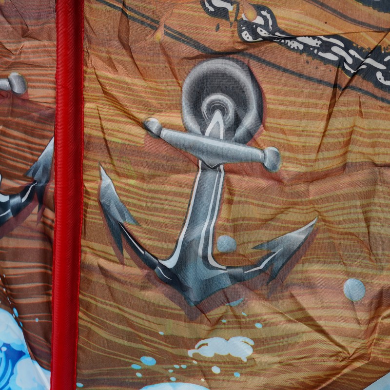 Kinderspielzelt - Piratenschiff mit Basketballkorb ITTL