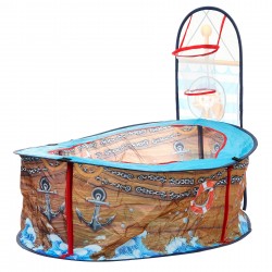 Children's play tent - Pirate ship with basketball hoop ITTL 38504 