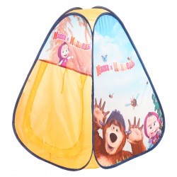 Children's play tent with Masha and the Bear print + bag ITTL 38556 8