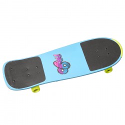 Skateboard C-480, red with green accents Amaya 38615 