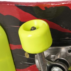 Skateboard C-480, κόκκινο με πράσινες πινελιές Amaya 38690 4