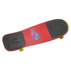 Skateboard C-480, red with green accents Amaya 38691 