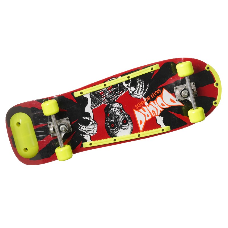 Skateboard C-480, rot mit grünen Akzenten Amaya