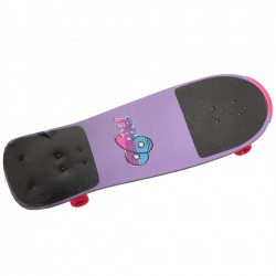 Skateboard C-480, red with green accents Amaya 38695 