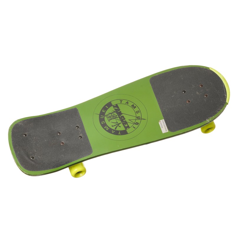 Skateboard C-480, red with green accents Amaya