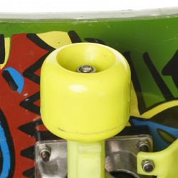 Skateboard C-480, red with green accents Amaya 38698 3