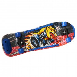 Skateboard C-480, roșu cu accente verzi Amaya 38710 2