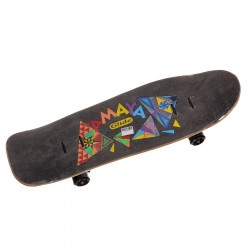 Skateboard vintage cu imprimeu graffiti Amaya 38721 
