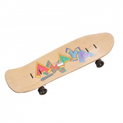 Skateboard vintage cu imprimeu graffiti Amaya 38729 