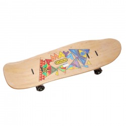 Skateboard vintage cu imprimeu graffiti Amaya 38731 