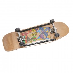 Vintage skateboard with graffiti print Amaya 38732 2