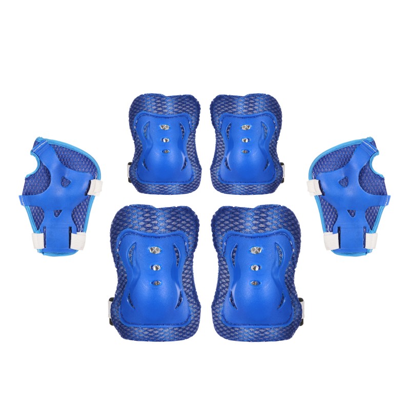 Set štitnika za kolena i laktove, oblik leptira, plave boje 
