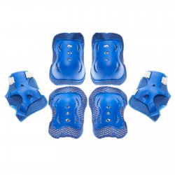 Set of knee pads and elbow pads, butterfly shape, blue  38788 5