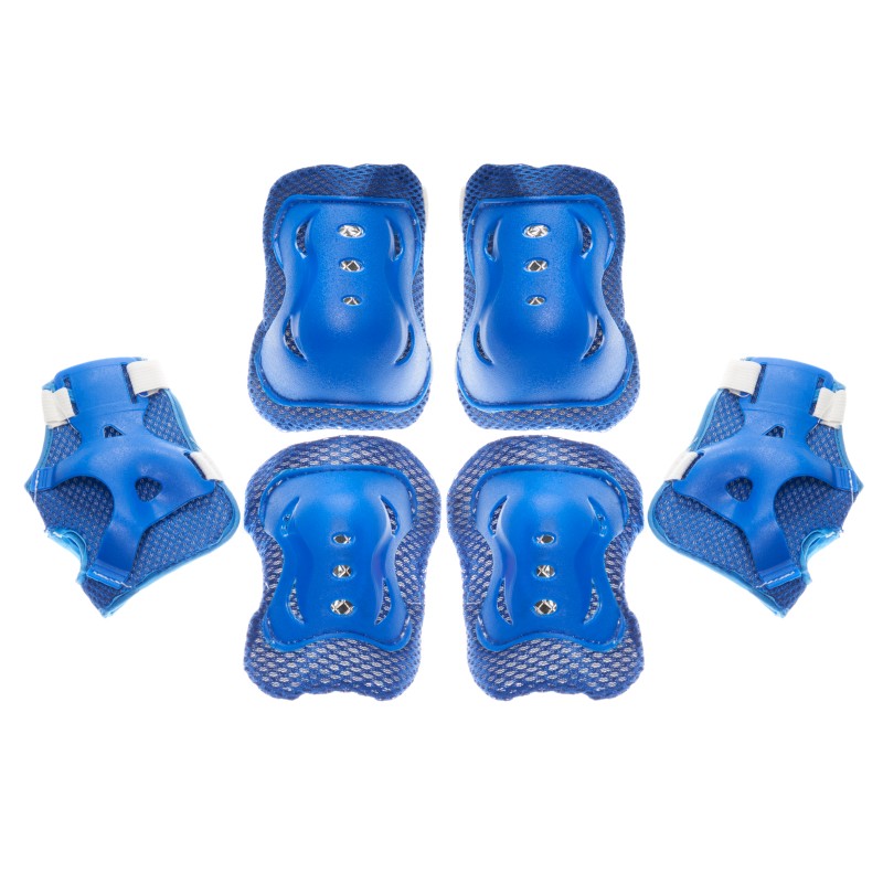 Set štitnika za kolena i laktove, oblik leptira, plave boje 