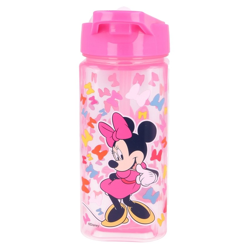 Quadratische Kinderflasche Minnie Mouse, 530 ml Minnie Mouse
