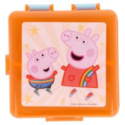 Square food box PEPPA PIG with three divisions Stor 38985 2